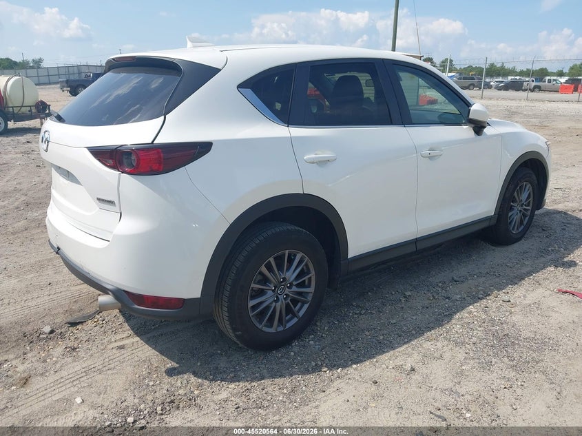 2021 Mazda Cx-5 VIN JM3KFACM4M0319796 IAAI salvage auction — LEFT REAR, Salvage Title, sold $6,900 on 2026-07-30 (photo 4)