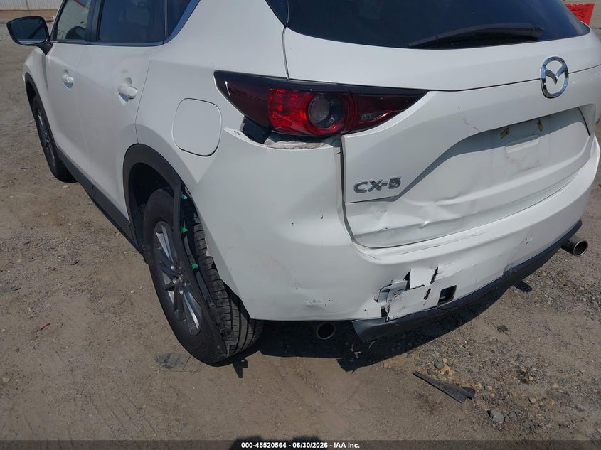 2021 Mazda Cx-5 VIN JM3KFACM4M0319796 IAAI salvage auction — LEFT REAR, Salvage Title, sold $6,900 on 2026-07-30 (photo 6)