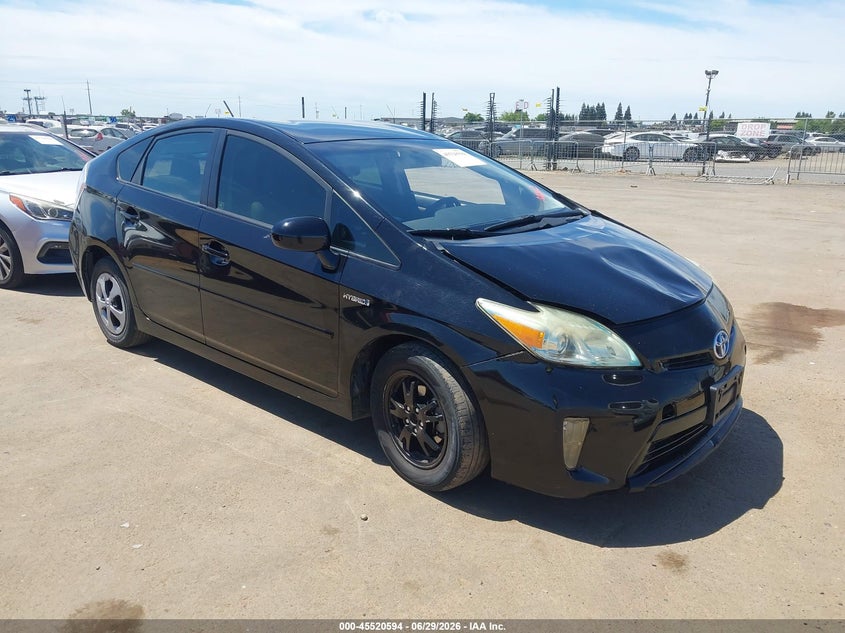 2012 Toyota Prius VIN JTDKN3DU6C5463440 IAAI salvage auction — NORMAL WEAR, Salvage (California), sold $1,150 on 2026-07-29 (photo 1)