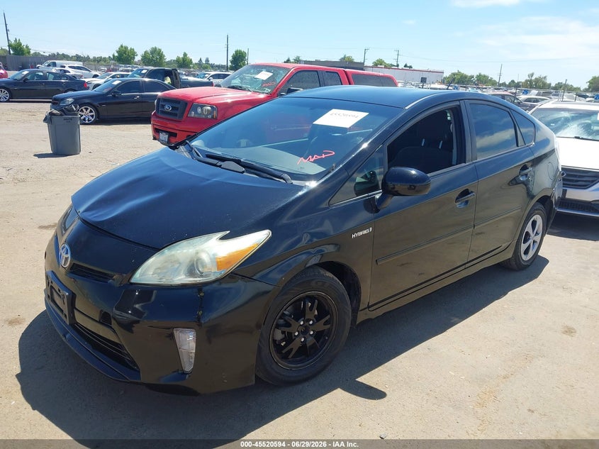2012 Toyota Prius VIN JTDKN3DU6C5463440 IAAI salvage auction — NORMAL WEAR, Salvage (California), sold $1,150 on 2026-07-29 (photo 2)