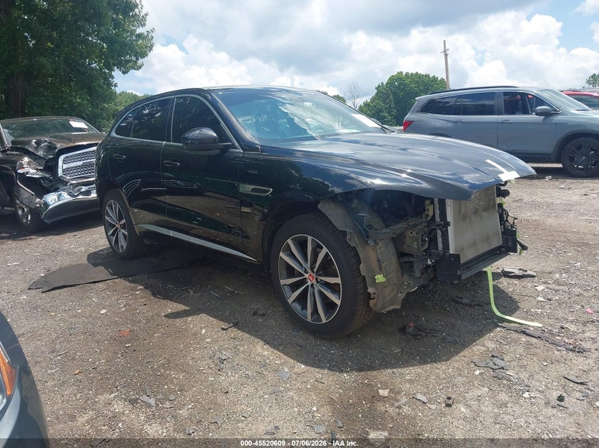 2023 Jaguar F-pace VIN SADCJ2EX1PA706723 IAAI salvage auction — FRONT END, Salvage (Georgia), sold $9,500 on 2026-08-12 (photo 1)