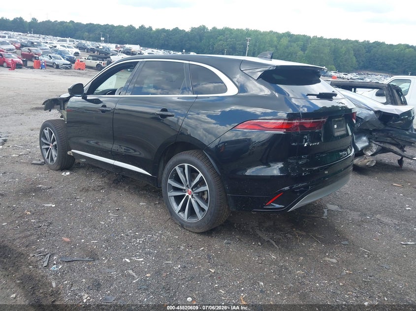2023 Jaguar F-pace VIN SADCJ2EX1PA706723 IAAI salvage auction — FRONT END, Salvage (Georgia), sold $9,500 on 2026-08-12 (photo 3)