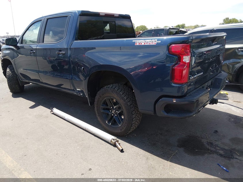 2021 Chevrolet Silverado VIN 3GCPYFED7MG210795 IAAI salvage auction — ROLLOVER, Salvage (Idaho), sold $9,100 on 2026-07-23 (photo 3)