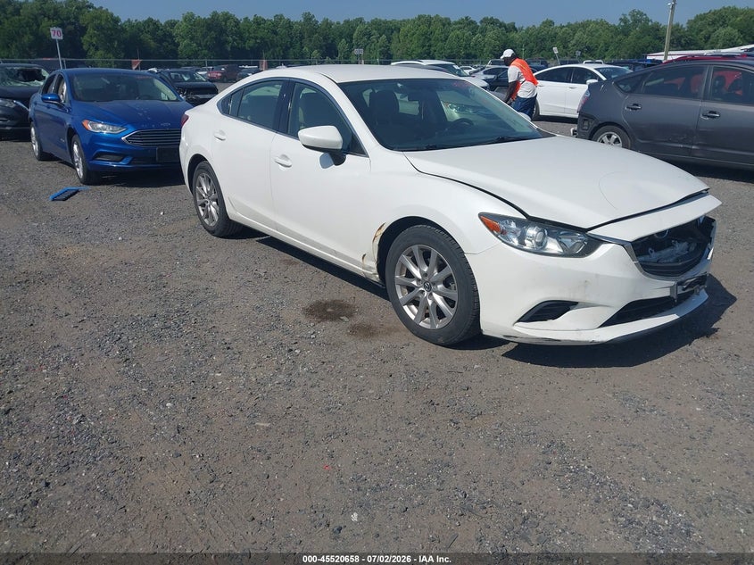 2016 Mazda 6 VIN JM1GJ1U59G1426409 IAAI salvage auction — FRONT END, Salvage - Greater Than 75% (Maryland), sold $225 on 2026-07-30 (photo 1)