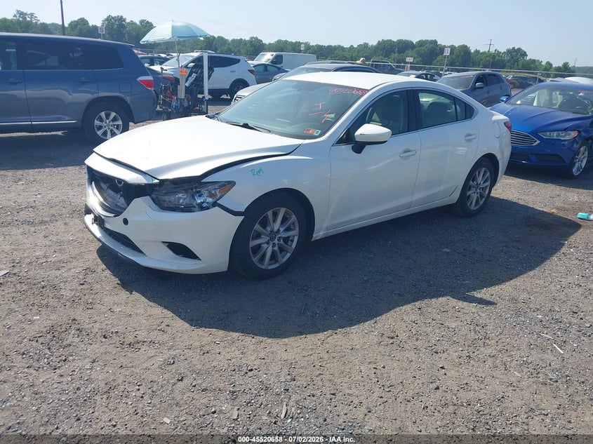 2016 Mazda 6 VIN JM1GJ1U59G1426409 IAAI salvage auction — FRONT END, Salvage - Greater Than 75% (Maryland), sold $225 on 2026-07-30 (photo 2)