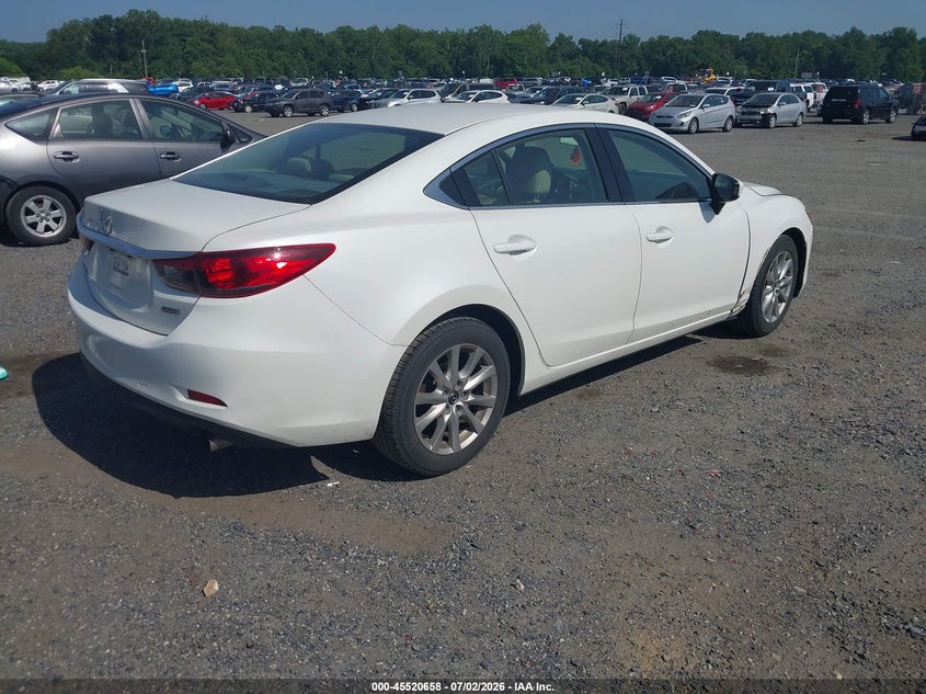 2016 Mazda 6 VIN JM1GJ1U59G1426409 IAAI salvage auction — FRONT END, Salvage - Greater Than 75% (Maryland), sold $225 on 2026-07-30 (photo 4)