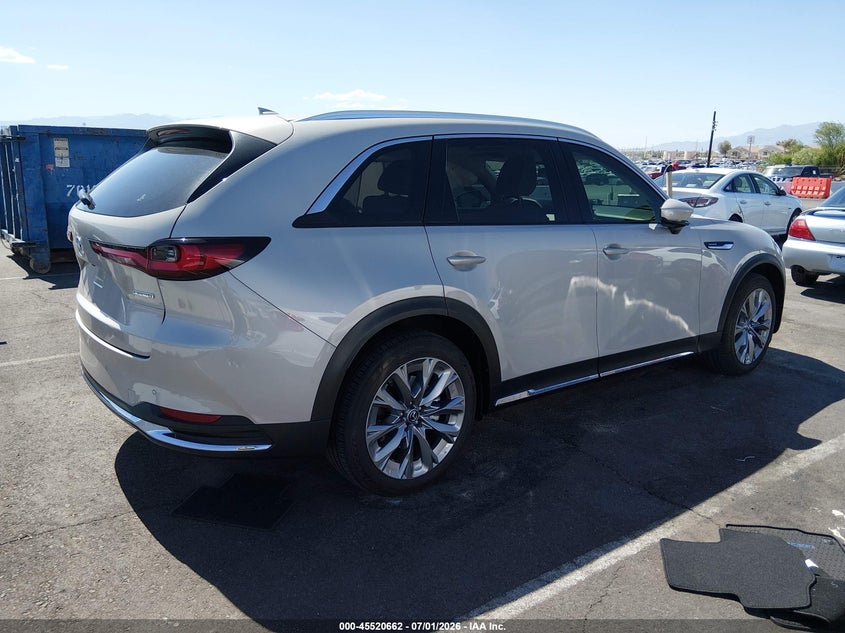 2024 Mazda Cx-90 VIN JM3KKEHD5R1174815 IAAI salvage auction — LEFT SIDE, Salvage Title, sold $9,000 on 2026-07-24 (photo 4)