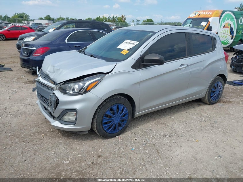 2021 Chevrolet Spark VIN KL8CB6SA3MC715528 IAAI salvage auction — FRONT END, Salvage (Ohio), sold $1,050 on 2026-07-30 (photo 2)