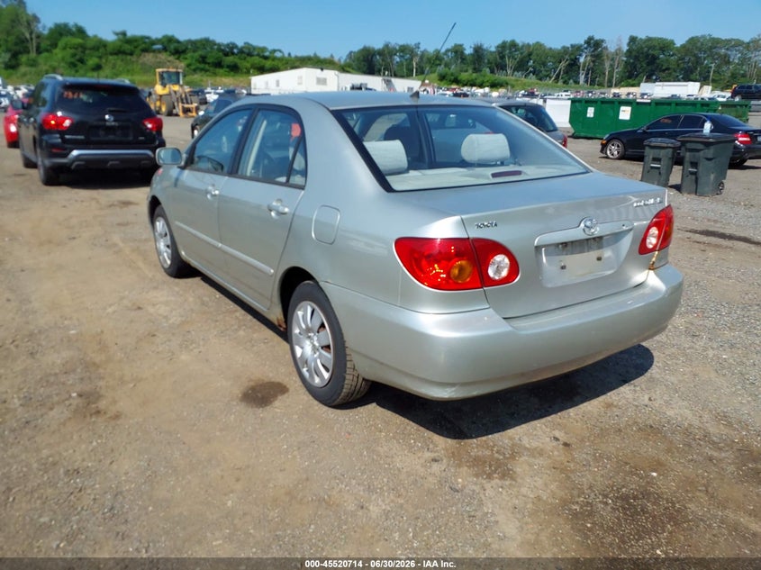 2003 Toyota Corolla VIN JTDBR32E830022826 IAAI salvage auction — NORMAL WEAR, Clear (New Jersey), sold $750 on 2026-07-30 (photo 3)
