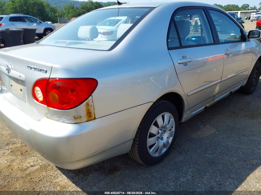 2003 Toyota Corolla VIN JTDBR32E830022826 IAAI salvage auction — NORMAL WEAR, Clear (New Jersey), sold $750 on 2026-07-30 (photo 6)