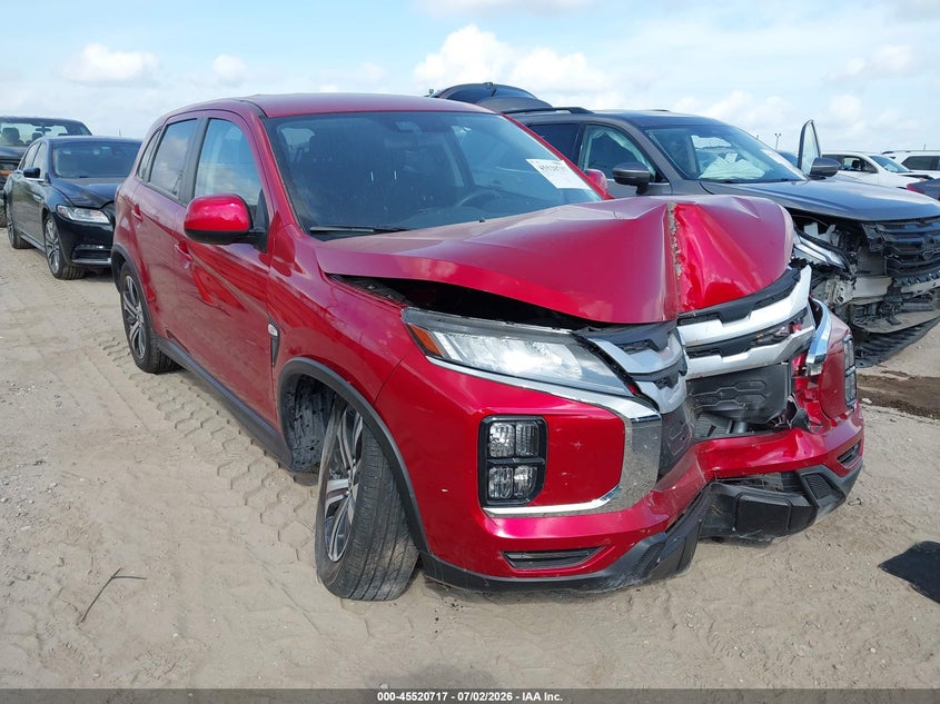 2026 Mitsubishi Outlander VIN JA4ARUAU7TU006081 IAAI salvage auction — FRONT END, Enterprise Vehicles Clear Only (Louisiana), sold $3,550 on 2026-07-09 (photo 1)