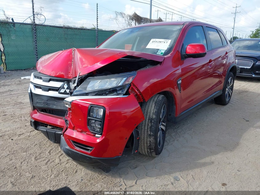 2026 Mitsubishi Outlander VIN JA4ARUAU7TU006081 IAAI salvage auction — FRONT END, Enterprise Vehicles Clear Only (Louisiana), sold $3,550 on 2026-07-09 (photo 2)