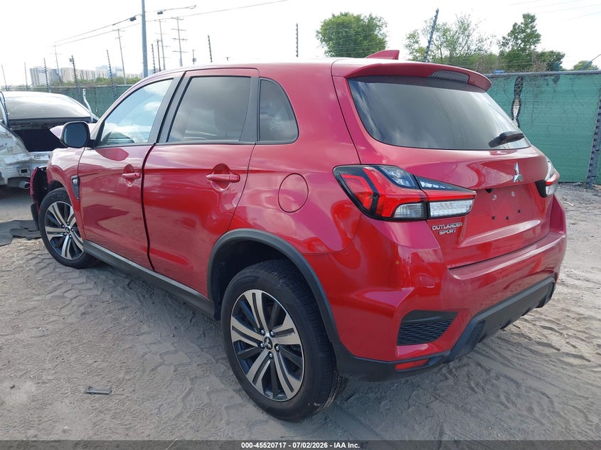 2026 Mitsubishi Outlander VIN JA4ARUAU7TU006081 IAAI salvage auction — FRONT END, Enterprise Vehicles Clear Only (Louisiana), sold $3,550 on 2026-07-09 (photo 3)