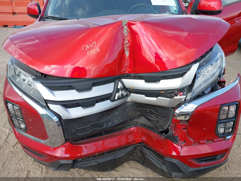 2026 Mitsubishi Outlander VIN JA4ARUAU7TU006081 IAAI salvage auction — FRONT END, Enterprise Vehicles Clear Only (Louisiana), sold $3,550 on 2026-07-09 (photo 6)