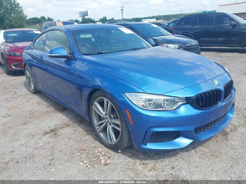2014 BMW 4er VIN WBA3R1C5XEK190415 IAAI salvage auction — NORMAL WEAR, Clear (Texas), sold $2,000 on 2026-09-02 (photo 1)