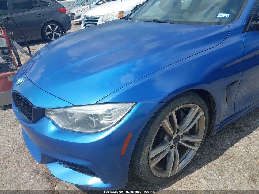 2014 BMW 4er VIN WBA3R1C5XEK190415 IAAI salvage auction — NORMAL WEAR, Clear (Texas), sold $2,000 on 2026-09-02 (photo 6)