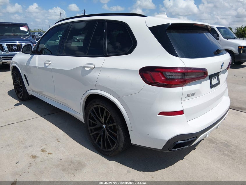 2022 BMW X5 VIN 5UXCR4C08N9N14606 IAAI salvage auction — WATER/FLOOD, Wait Title, sold $24,025 on 2026-09-04 (photo 3)