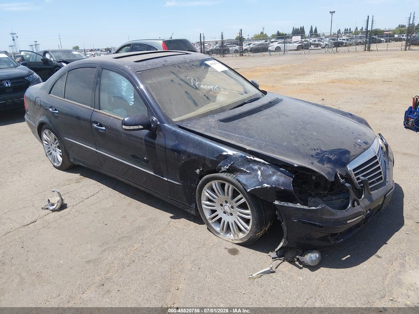 2008 Mercedes-benz E-class VIN WDBUF56X78B250366 IAAI salvage auction — RIGHT FRONT, Salvage (California), sold $400 on 2026-07-15 (photo 1)