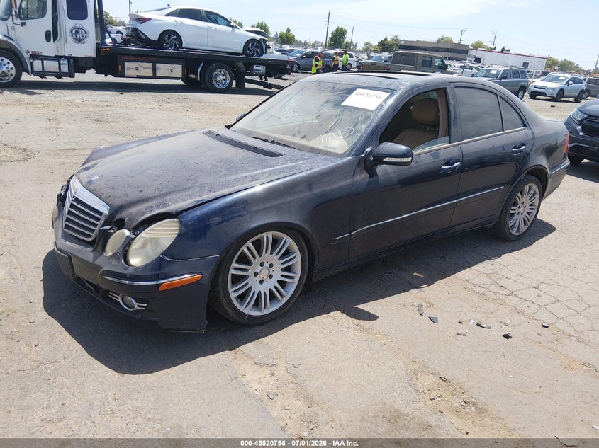2008 Mercedes-benz E-class VIN WDBUF56X78B250366 IAAI salvage auction — RIGHT FRONT, Salvage (California), sold $400 on 2026-07-15 (photo 2)