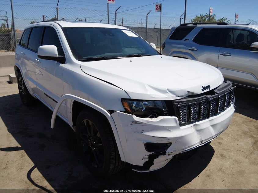 2021 Jeep Grand cherokee VIN 1C4RJEAG2MC638784 IAAI salvage auction — FRONT END, Wait Title, sold $6,400 on 2026-08-14 (photo 1)