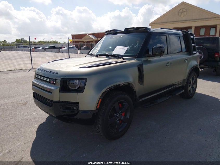 2023 Land rover Defender VIN SALE27EU7P2191802 IAAI salvage auction — REAR END, Salvage (Texas), sold $35,000 on 2026-07-06 (photo 2)