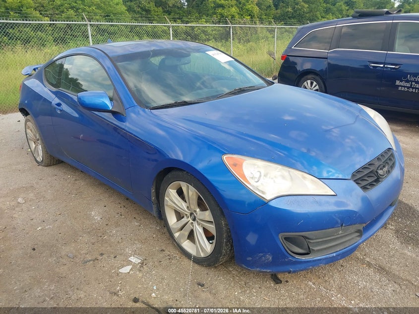 2011 Hyundai Genesis VIN KMHHT6KD9BU044115 IAAI salvage auction — LEFT SIDE, Salvage (Louisiana), sold $200 on 2026-07-28 (photo 1)