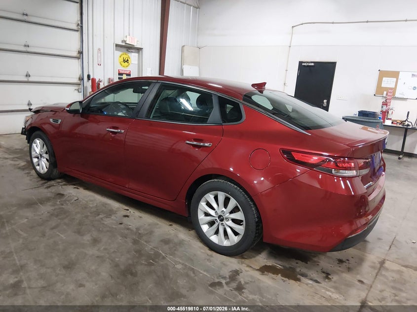 2018 Kia Optima VIN 5XXGT4L32JG201353 IAAI salvage auction — FRONT END, Salvage (Iowa), sold $25 on 2026-07-28 (photo 3)