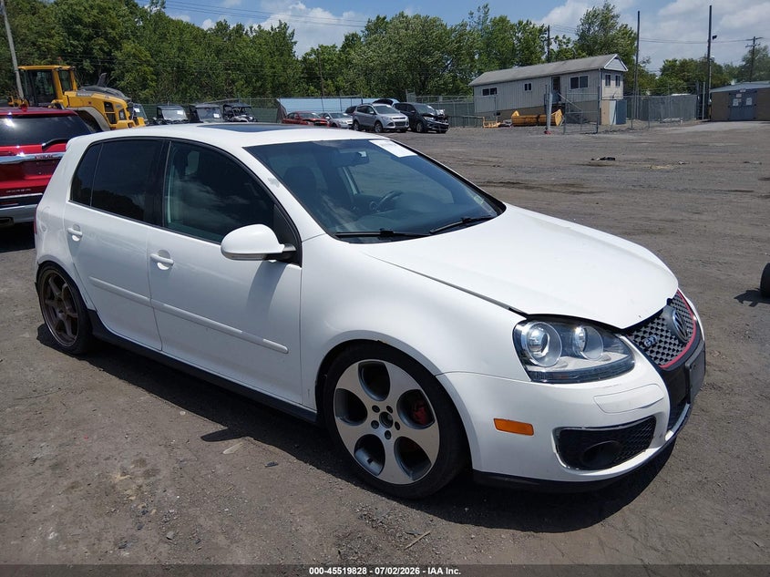 2009 Volkswagen Gti VIN WVWHD71K69W148339 IAAI salvage auction — NORMAL WEAR, Clear (Pennsylvania), sold $25 on 2026-08-18 (photo 1)