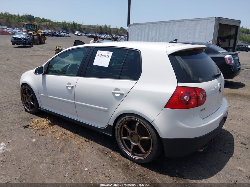 2009 Volkswagen Gti VIN WVWHD71K69W148339 IAAI salvage auction — NORMAL WEAR, Clear (Pennsylvania), sold $25 on 2026-08-18 (photo 3)