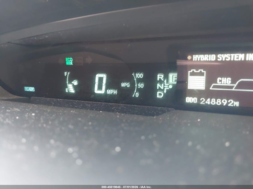2011 Toyota Prius VIN JTDKN3DU2B5294290 IAAI salvage auction — REAR END, Salvage (Indiana), sold $1,550 on 2026-07-29 (photo 7)