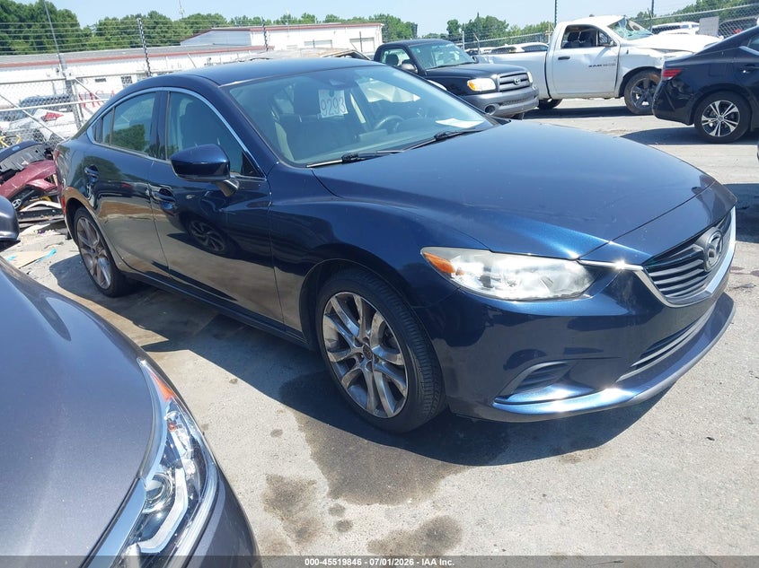 2017 Mazda 6 VIN JM1GL1V52H1104091 IAAI salvage auction — NORMAL WEAR, Clear-Dealer Only (North Carolina), sold $2,250 on 2026-07-06 (photo 1)