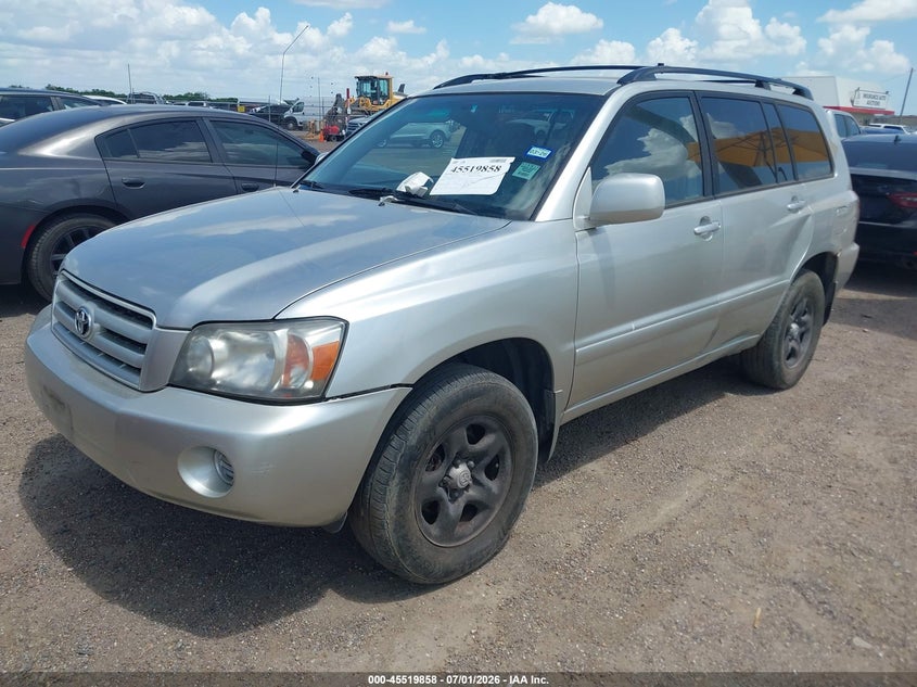 2005 Toyota Highlander VIN JTEHD21A450033368 IAAI salvage auction — NORMAL WEAR, Original (Texas), sold $750 on 2026-07-10 (photo 2)