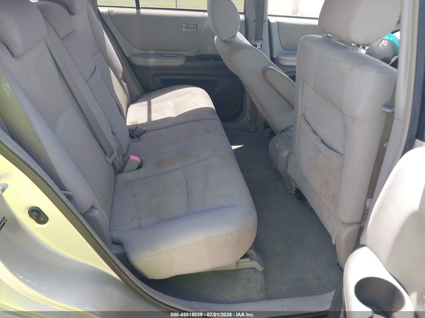 2005 Toyota Highlander VIN JTEHD21A450033368 IAAI salvage auction — NORMAL WEAR, Original (Texas), sold $750 on 2026-07-10 (photo 8)