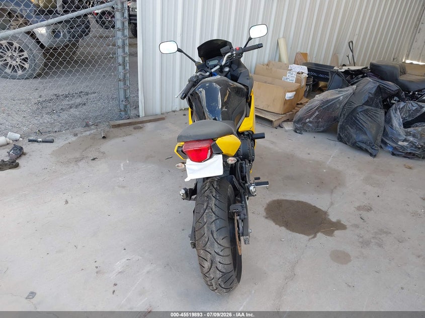 2009 Yamaha Fz6 VIN JYARJ18E89A000423 IAAI salvage auction — NORMAL WEAR, Original (Texas), sold $1,425 on 2026-07-14 (photo 6)
