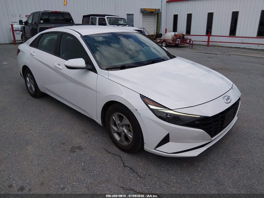 2021 Hyundai Elantra VIN 5NPLL4AGXMH049657 IAAI salvage auction — NORMAL WEAR, SF97 (Maryland), sold $25 on 2026-07-21 (photo 1)