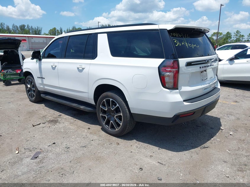2021 Chevrolet Suburban VIN 1GNSCEKDXMR273629 IAAI salvage auction — FRONT END, Salvage Title, sold $8,000 on 2026-07-29 (photo 3)
