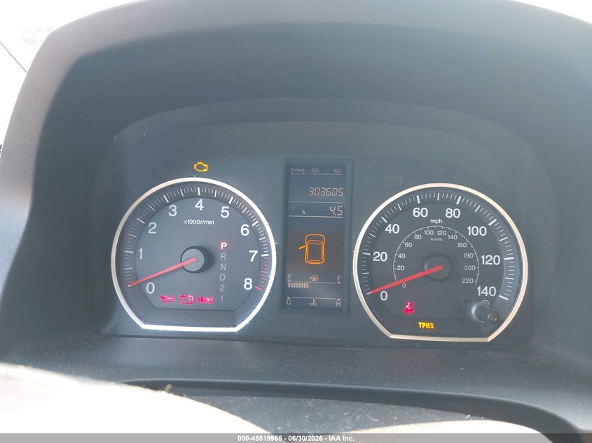 2011 Honda Cr-v VIN JHLRE4H4XBC004407 IAAI salvage auction — NORMAL WEAR, Clear (Pennsylvania), sold $1,075 on 2026-07-24 (photo 7)