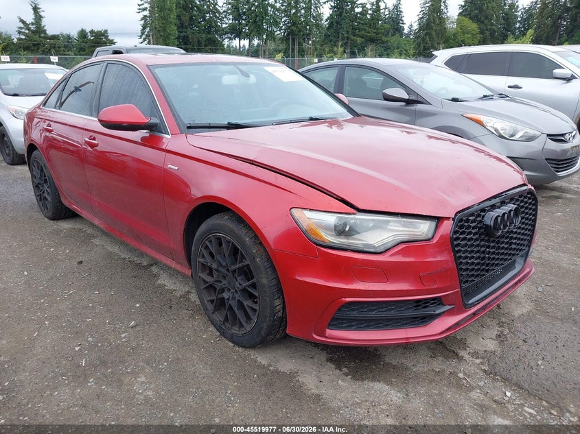 2014 Audi A6 VIN WAUHGAFC2EN030517 IAAI salvage auction — NORMAL WEAR, Clear (Washington), sold $775 on 2026-07-29 (photo 1)