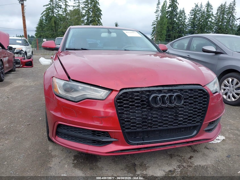 2014 Audi A6 VIN WAUHGAFC2EN030517 IAAI salvage auction — NORMAL WEAR, Clear (Washington), sold $775 on 2026-07-29 (photo 6)