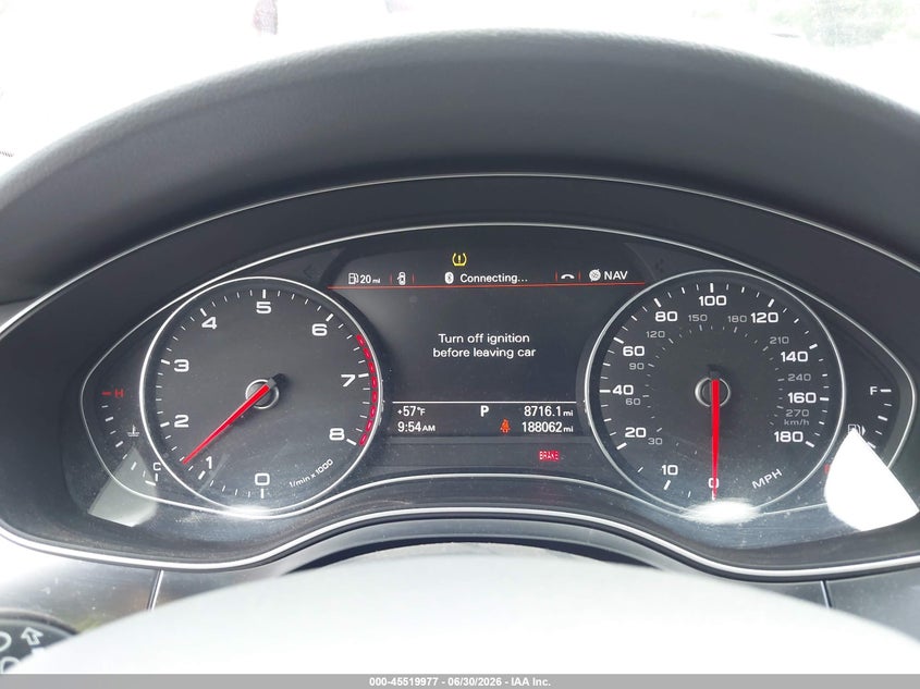 2014 Audi A6 VIN WAUHGAFC2EN030517 IAAI salvage auction — NORMAL WEAR, Clear (Washington), sold $775 on 2026-07-29 (photo 7)