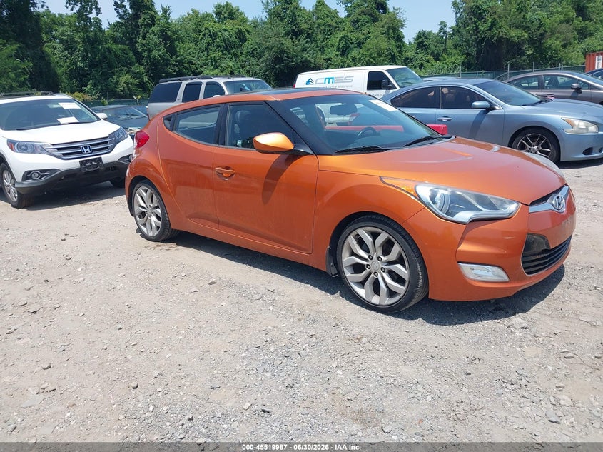 2012 Hyundai Veloster VIN KMHTC6AD3CU029901 IAAI salvage auction — NORMAL WEAR, Clear-Dealer Only (Maryland), sold $400 on 2026-07-30 (photo 1)
