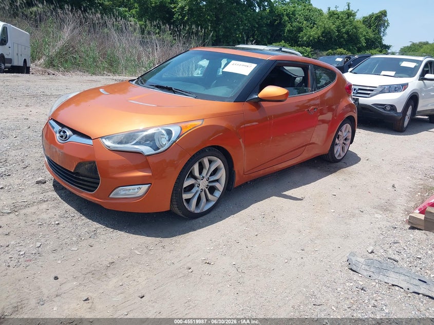 2012 Hyundai Veloster VIN KMHTC6AD3CU029901 IAAI salvage auction — NORMAL WEAR, Clear-Dealer Only (Maryland), sold $400 on 2026-07-30 (photo 2)