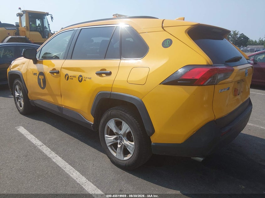 2019 Toyota Rav 4 VIN JTMRWRFV7KD012302 IAAI salvage auction — FRONT & REAR, Clear (New York), sold $7,600 on 2026-07-27 (photo 3)