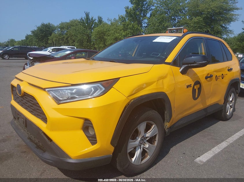 2019 Toyota Rav 4 VIN JTMRWRFV7KD012302 IAAI salvage auction — FRONT & REAR, Clear (New York), sold $7,600 on 2026-07-27 (photo 6)