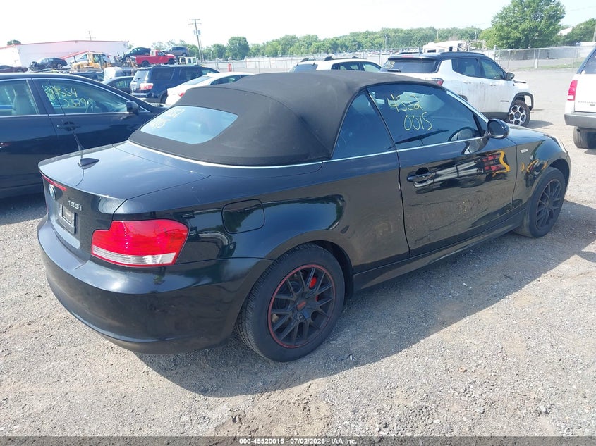 2009 BMW 1 series VIN WBAUL73569VJ76623 IAAI salvage auction — NORMAL WEAR, Clear (Virginia), sold $300 on 2026-07-21 (photo 4)