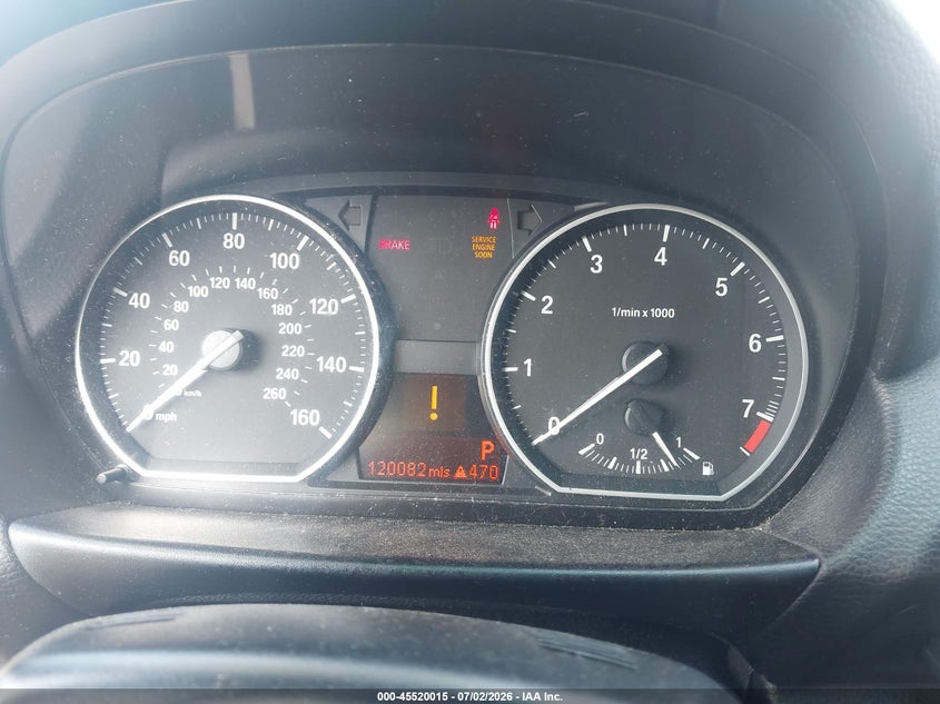 2009 BMW 1 series VIN WBAUL73569VJ76623 IAAI salvage auction — NORMAL WEAR, Clear (Virginia), sold $300 on 2026-07-21 (photo 7)