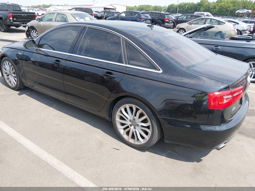 2012 Audi A6 VIN WAUGGAFC8CN075776 IAAI salvage auction — NORMAL WEAR, Clear (North Carolina), sold $500 on 2026-07-29 (photo 3)