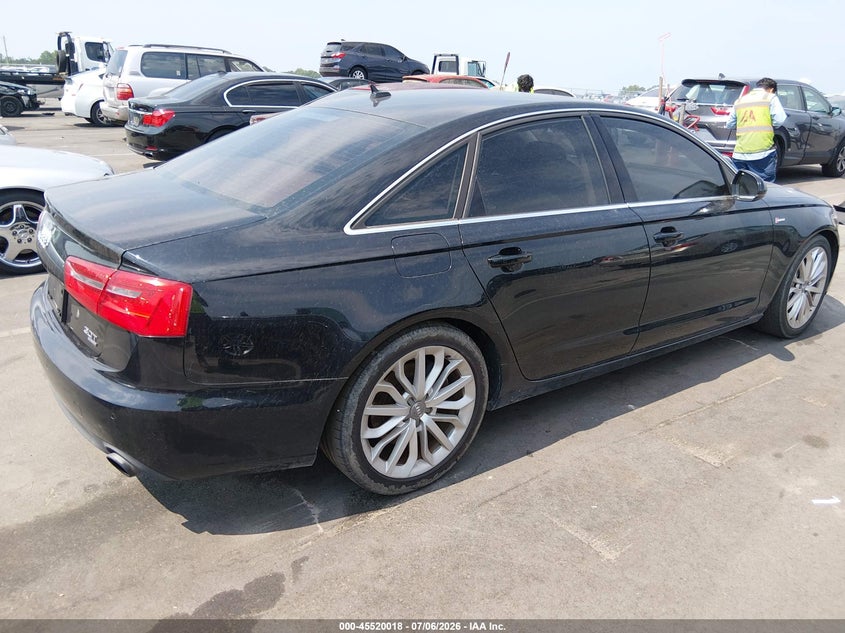 2012 Audi A6 VIN WAUGGAFC8CN075776 IAAI salvage auction — NORMAL WEAR, Clear (North Carolina), sold $500 on 2026-07-29 (photo 4)