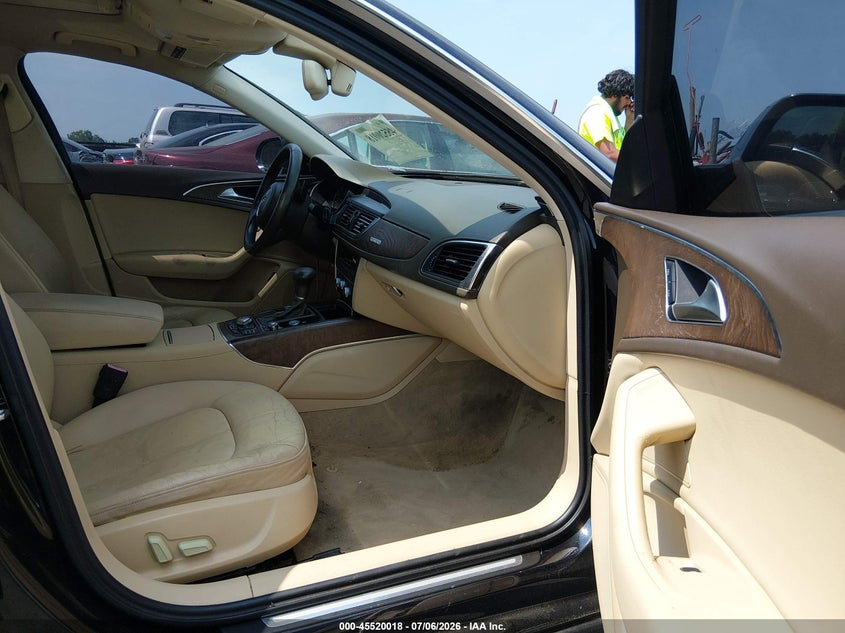 2012 Audi A6 VIN WAUGGAFC8CN075776 IAAI salvage auction — NORMAL WEAR, Clear (North Carolina), sold $500 on 2026-07-29 (photo 5)