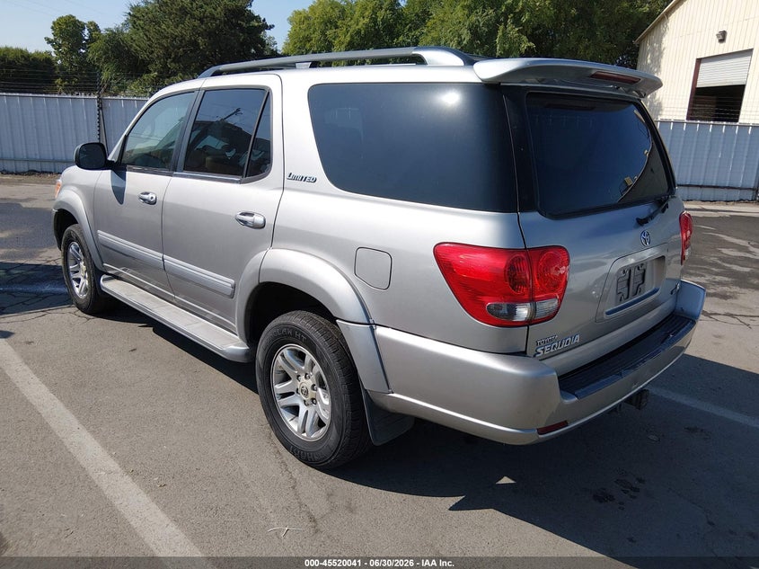 2006 Toyota Sequoia VIN 5TDZT38A66S274869 IAAI salvage auction — NORMAL WEAR, Clear - Dealer Only (California), sold $1,150 on 2026-07-28 (photo 3)